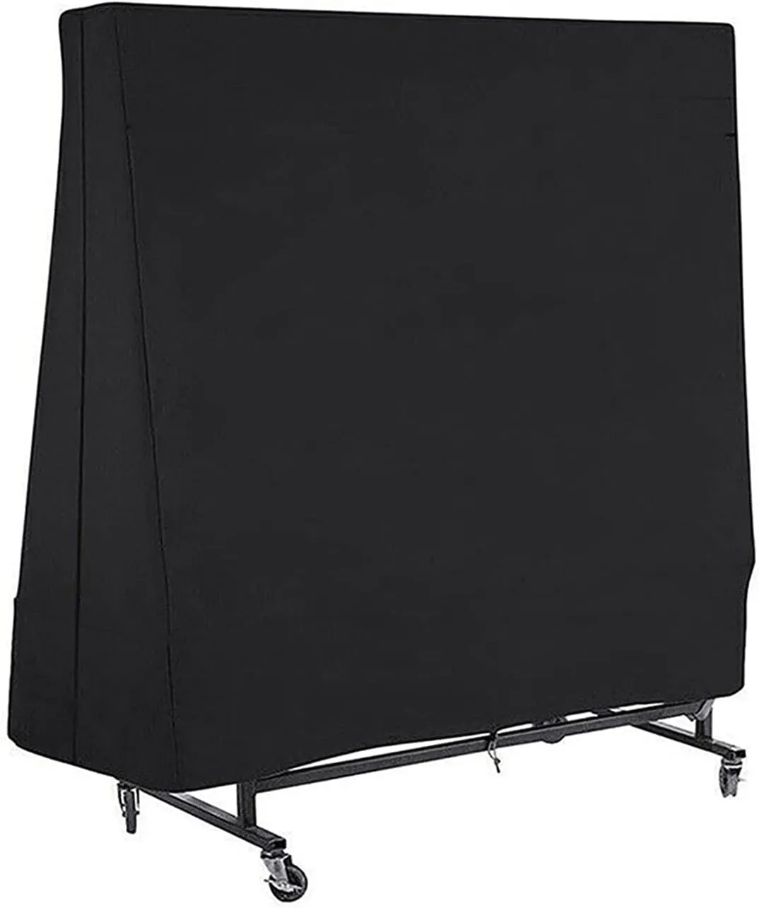 Table Tennis Table Cover,Waterproof & Dustproof Table Tennis Cover to Prevent Damage 210D Oxford Fabric,Waterproof, Anti-UV, Dustproof, Rip Proof, Windproof(36x85x160CM)-Black