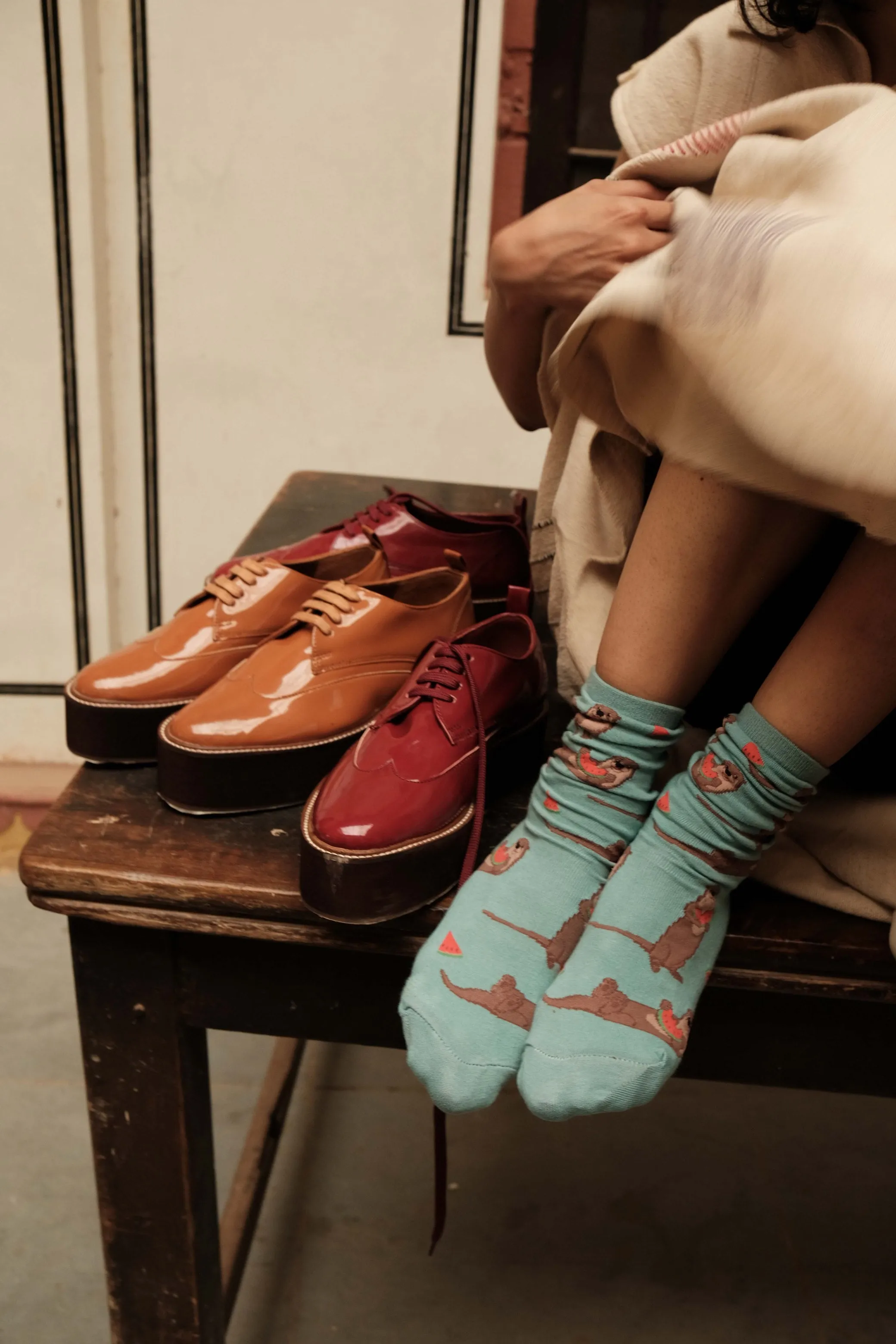 Tan Oxford