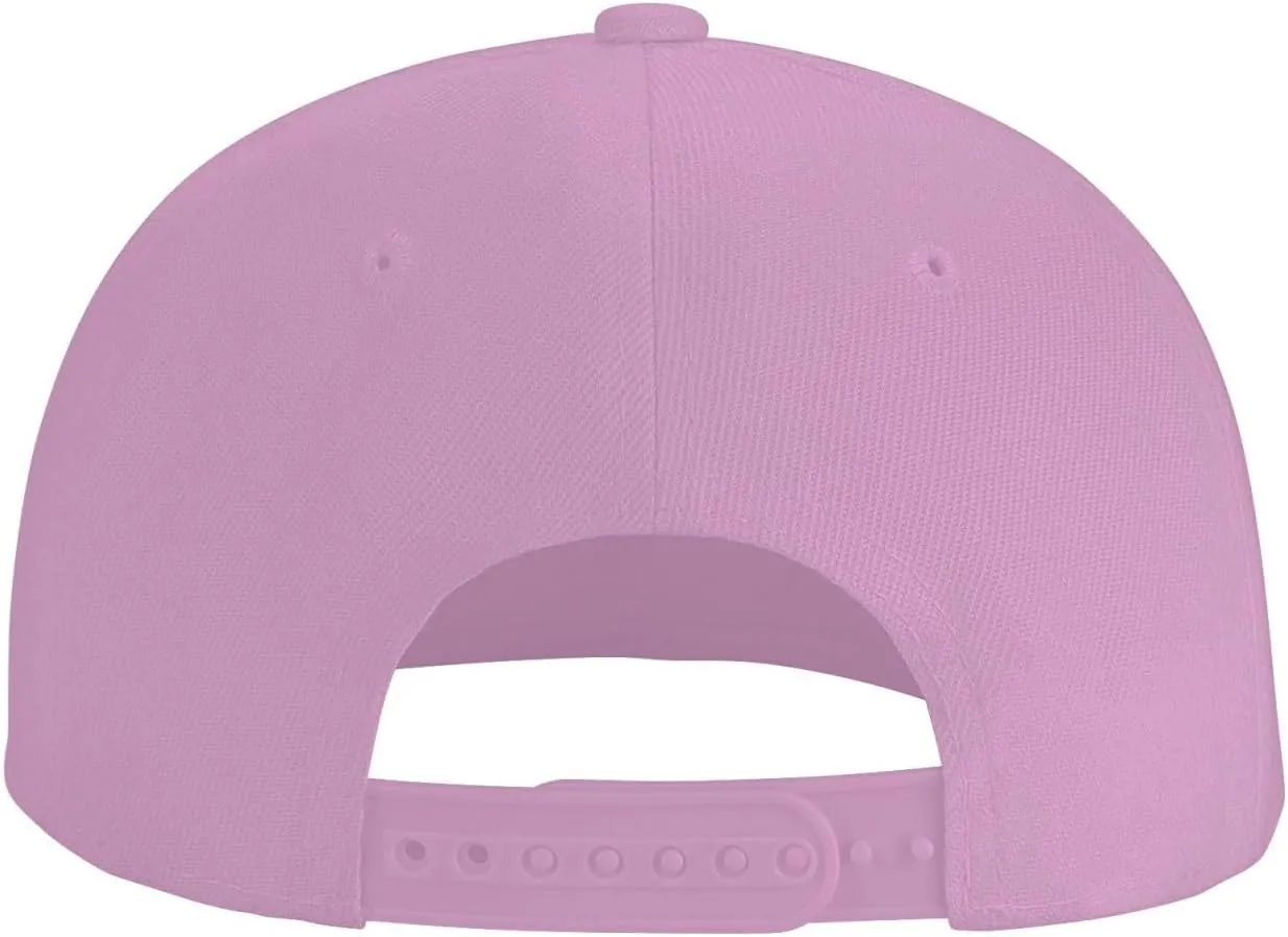 Tattoos are Trashy Flat Brim Baseball Cap,Classic Snapback Hats Adjustable Trucker Hat for Men & Women,Black