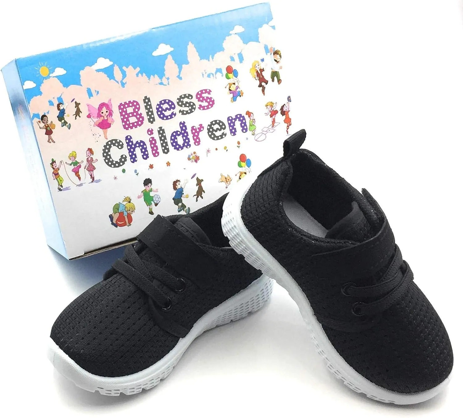 Toddler Sneakers for Boys and Girls, Lightweight Breathable Running Shoes, Non-Slip Walking Shoes for Baby/Little Kids