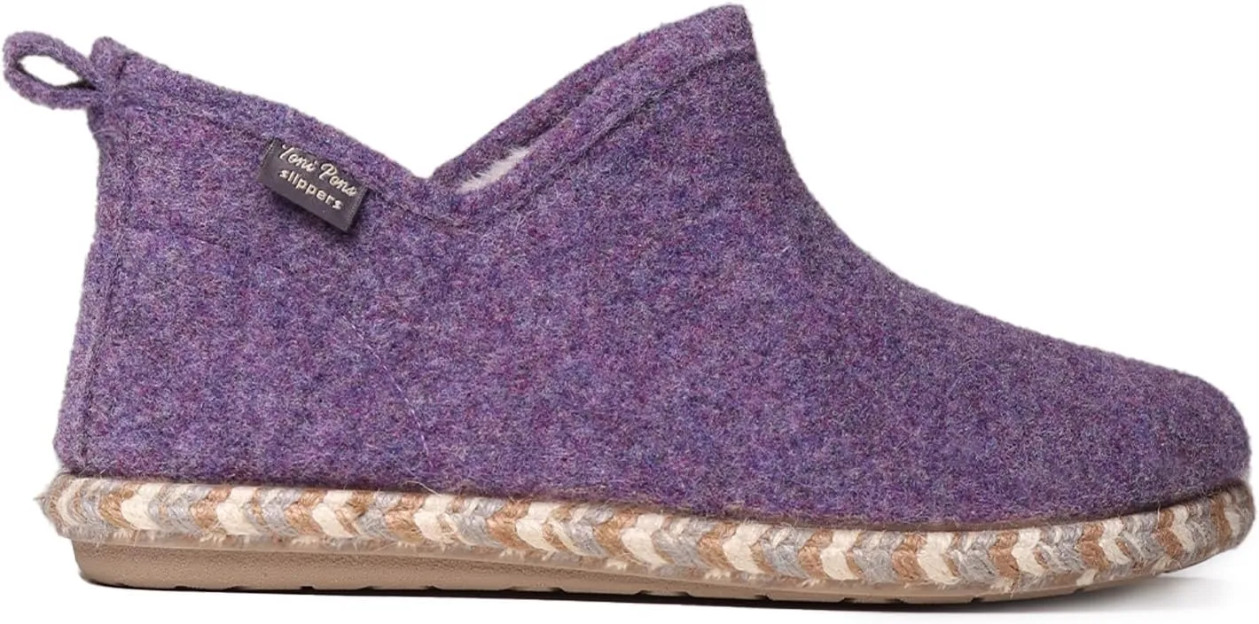 Toni Pons Women's Duna-FP Pink Slippers - One Size - Flat, Classic, Soft, Solid, Pull-On, Office & Career, Round Toe, Vegan, All Seasons