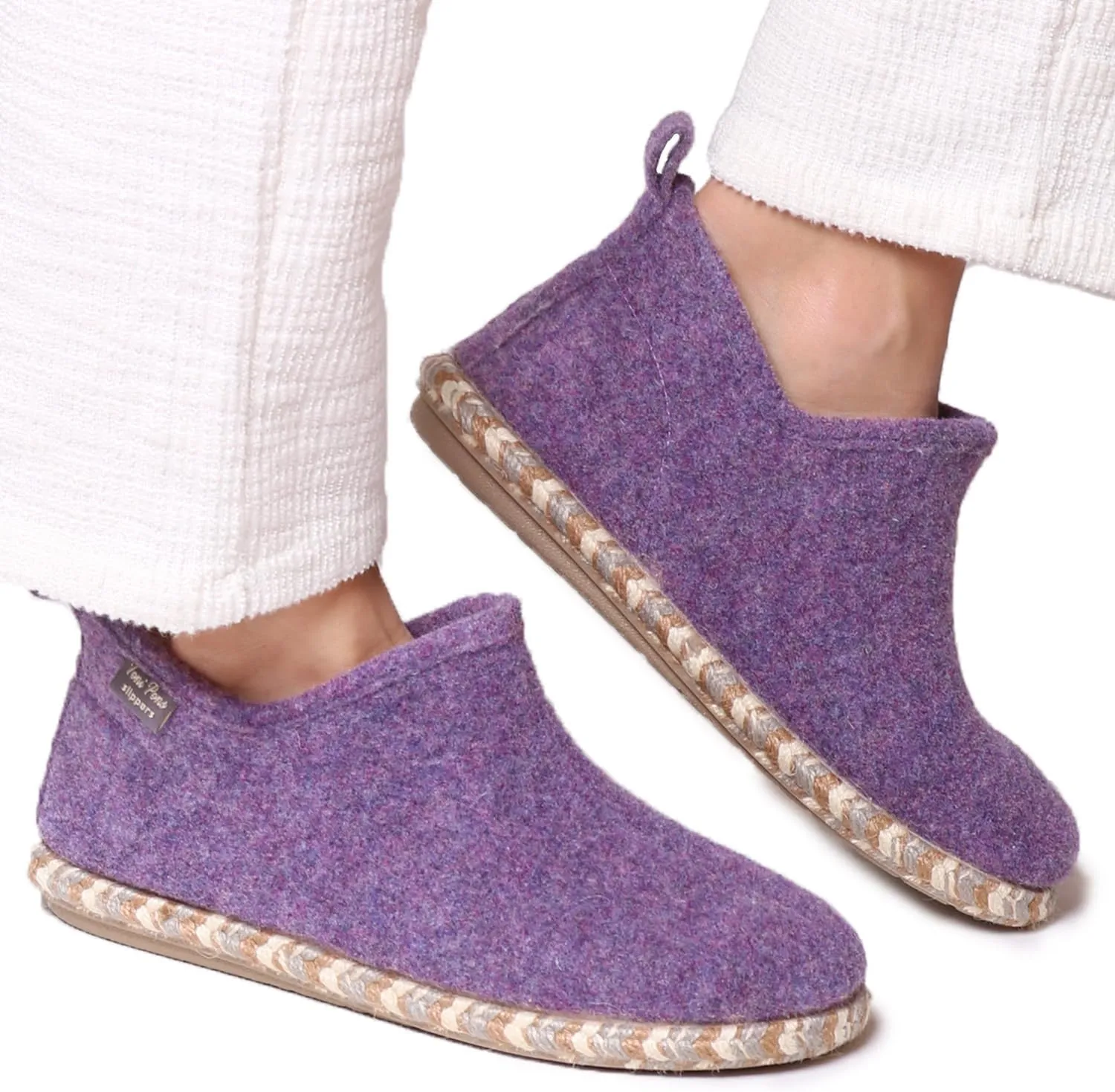 Toni Pons Women's Duna-FP Pink Slippers - One Size - Flat, Classic, Soft, Solid, Pull-On, Office & Career, Round Toe, Vegan, All Seasons