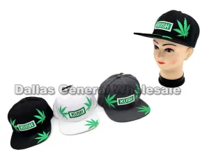 Trendy Flat Bill Snap Back Caps in Bulk - Assorted