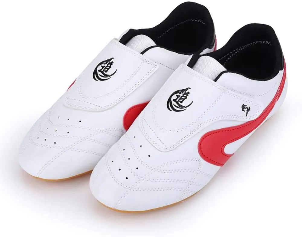 Unisex Taekwondo Shoes Martial Arts Sneaker Kung Fu Karate Boxing Sport Gym Trainning Shoes Lightweight Breathable Shoes for Children Teenager Adults Hot