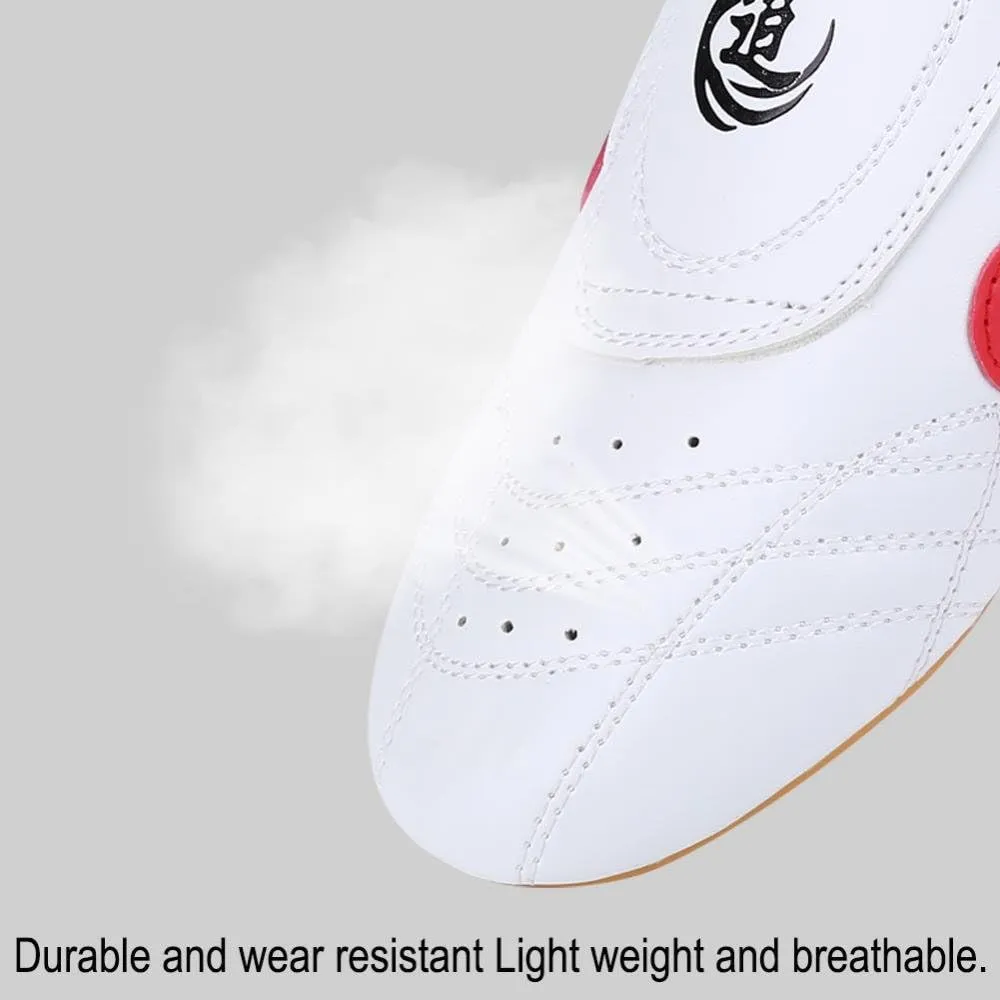Unisex Taekwondo Shoes Martial Arts Sneaker Kung Fu Karate Boxing Sport Gym Trainning Shoes Lightweight Breathable Shoes for Children Teenager Adults Hot