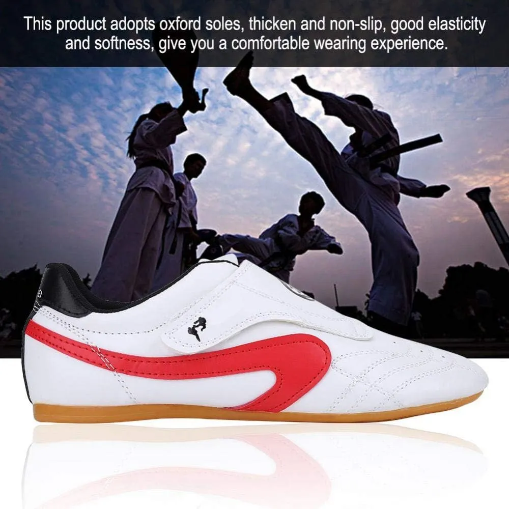 Unisex Taekwondo Shoes Martial Arts Sneaker Kung Fu Karate Boxing Sport Gym Trainning Shoes Lightweight Breathable Shoes for Children Teenager Adults Hot