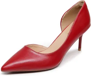 VenusCelia Women's D‘Osay Dress Pump Stiletto Heel Shoes