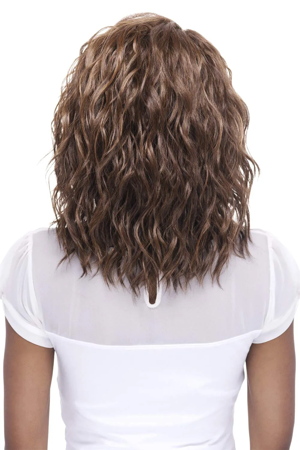 Vivica A. Fox FINN, Futura Synthetic Heat Resistant Fiber, HD Deep Lace Front, Natural Baby Hair, Layered Body Wave and Side Bang w/Invisible Side Part, Full Lace Front Wig (99J Red Burgundy Wine)