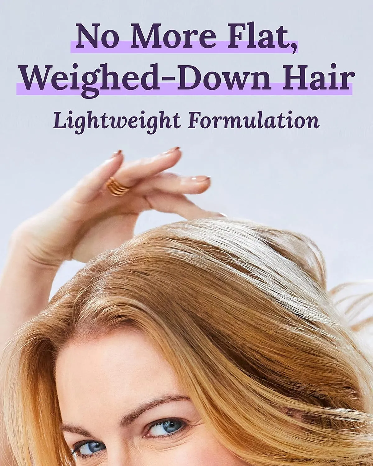 Volumizing Mousse for Women - Thickening and Styling Anti-Frizz Foam for Fine, Straight, Wavy, and Curly Hair