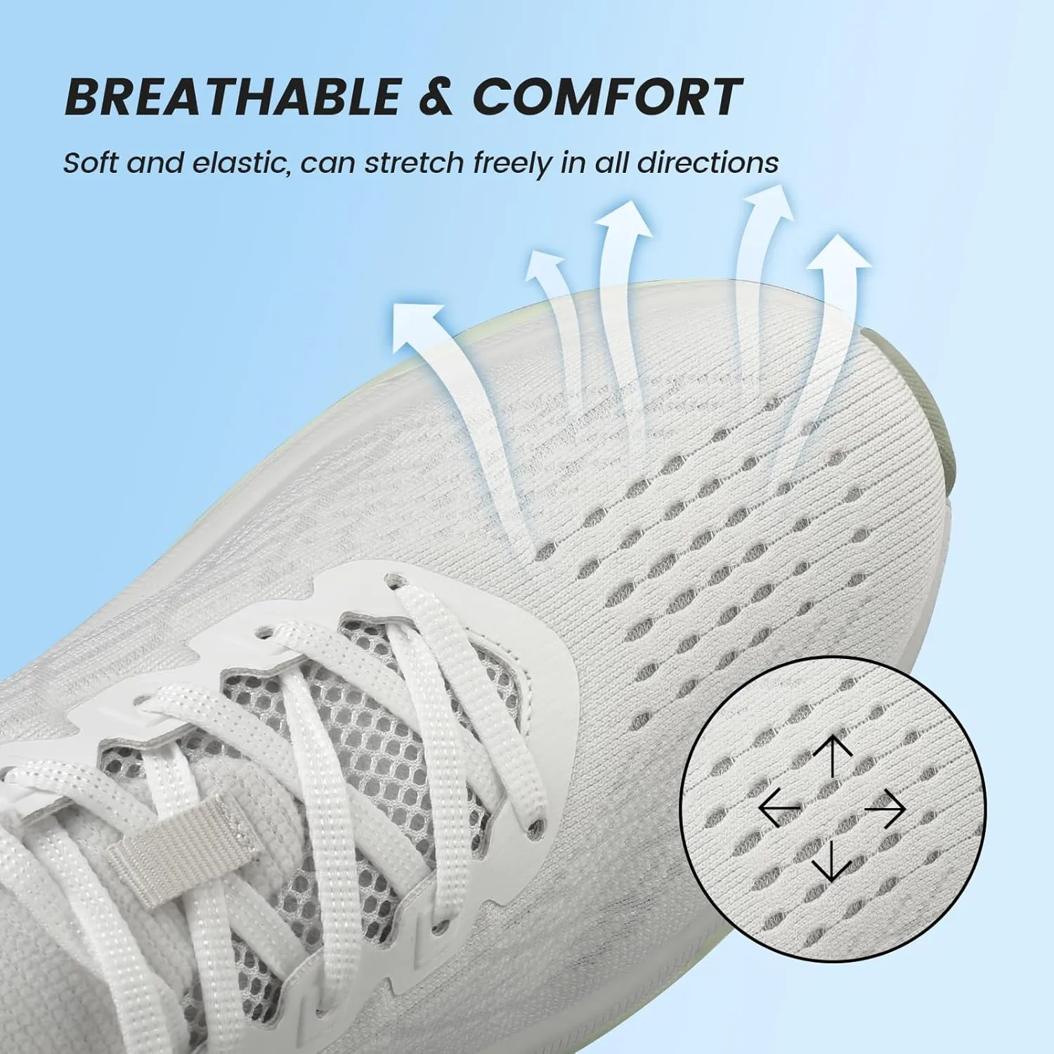 Walking Shoes for Women- Lightweight, Slip On, Breathable Sneakers for Running, Walking, Jogging, Gym