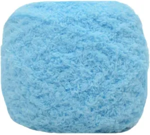 Warm Coral Fleece Fluffy Knitting Yarn Shaggy Blue Fur Yarn Acrylic Velvet Knitting Yarn DIY Fluffy Dolls Blanket Sweater Scarf Handbag Total 5 Skeins
