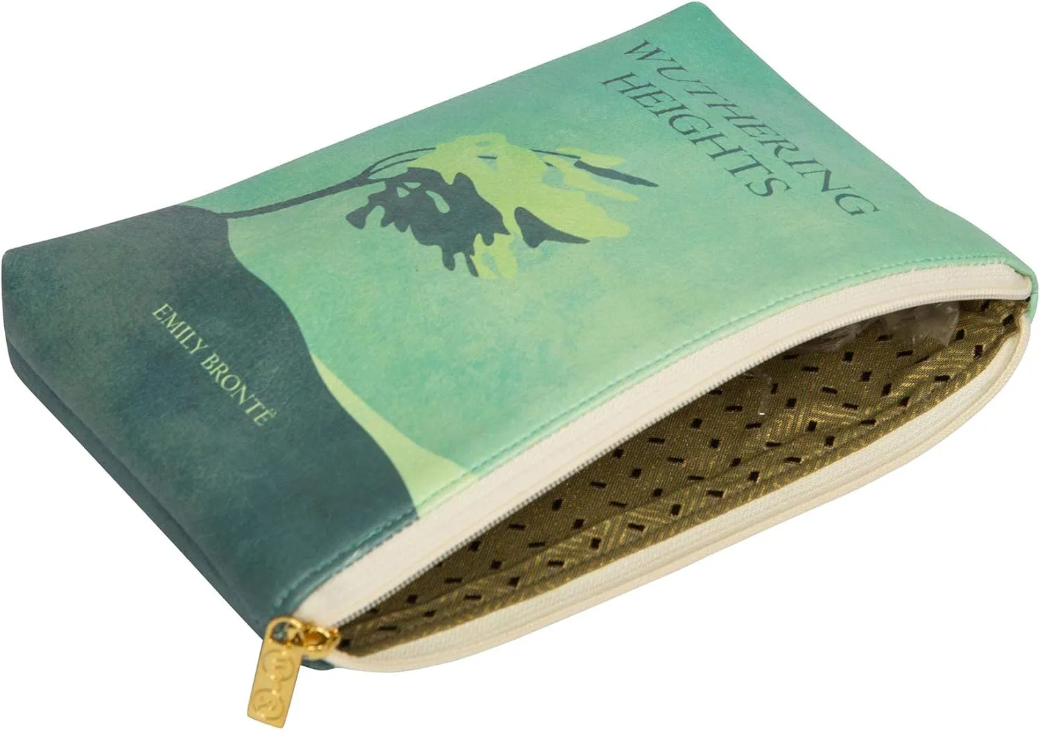 Well Read Book Theme Pouch Purse Clutch - Makeup & Toiletry Bag for Book Lovers