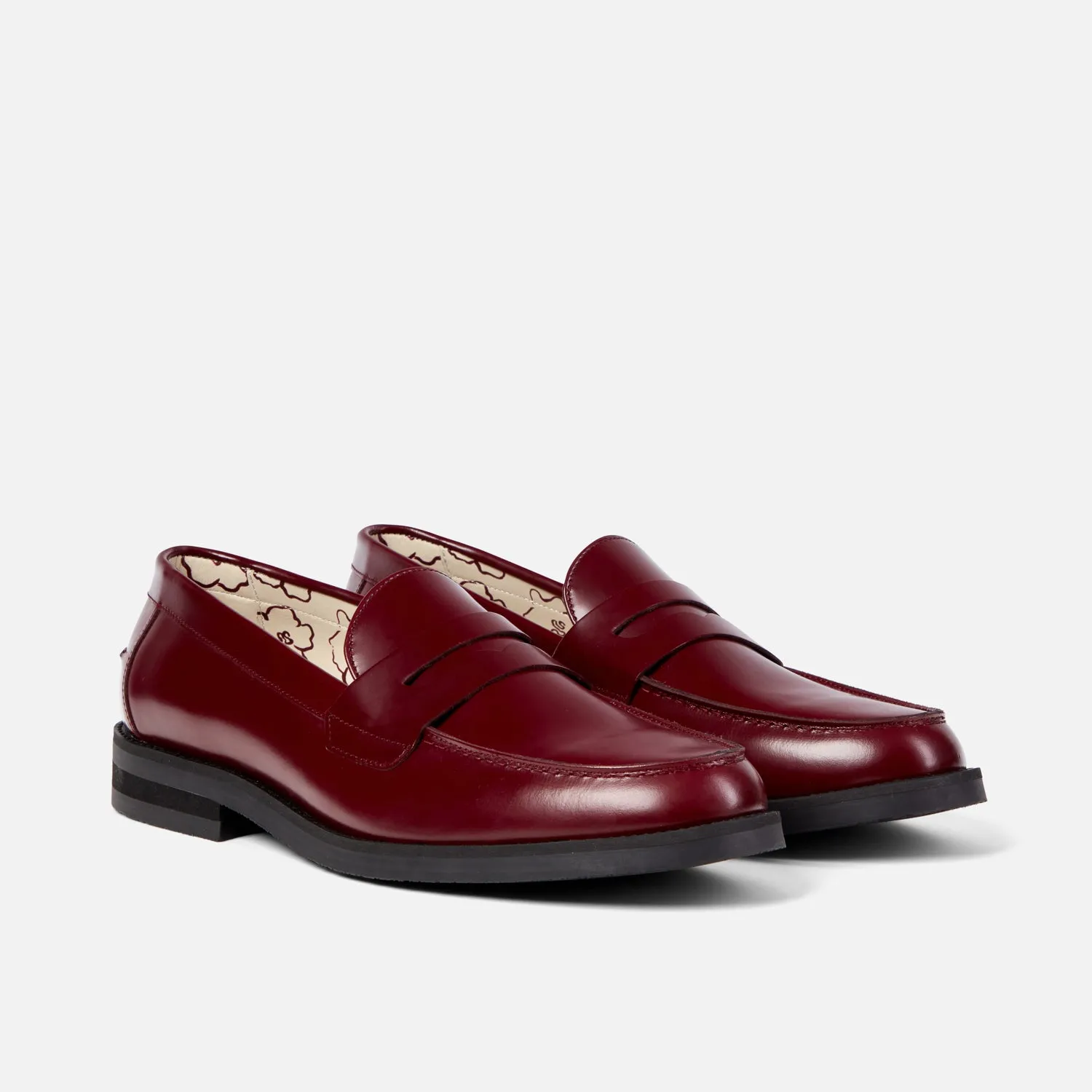 Wilde Burgundy Penny Loafer - Men's