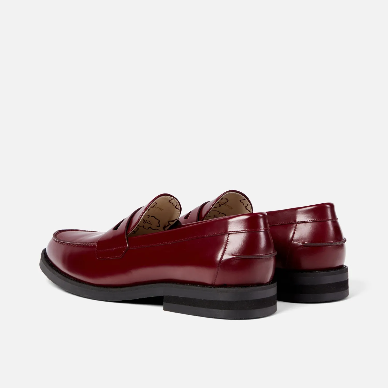 Wilde Burgundy Penny Loafer - Men's
