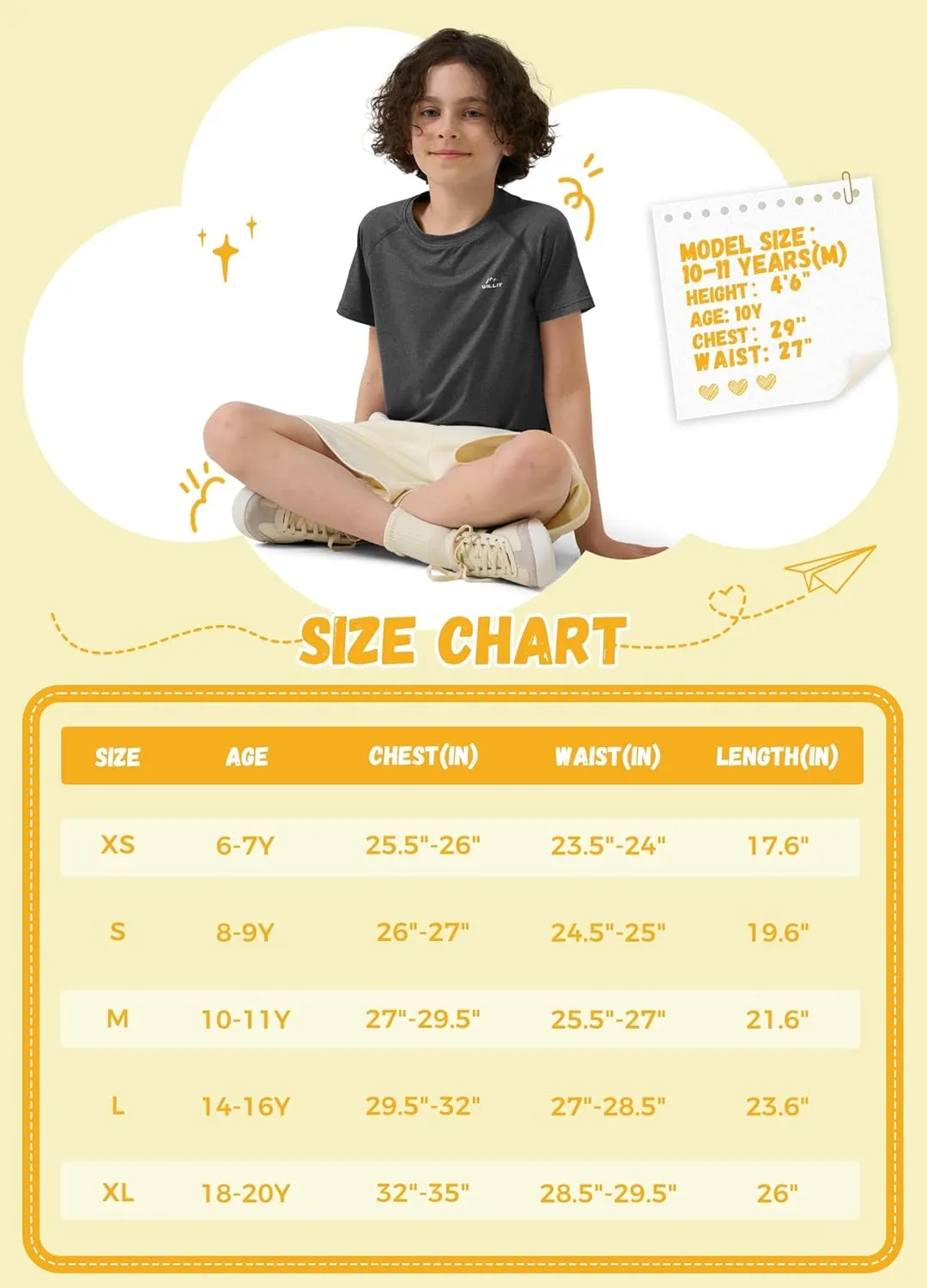 Willit Boy's Rash Guard Swim Shirts Short Sleeve UPF 50  Sun Protection Shirt Youth SPF Fishing Quick Dry Shirt