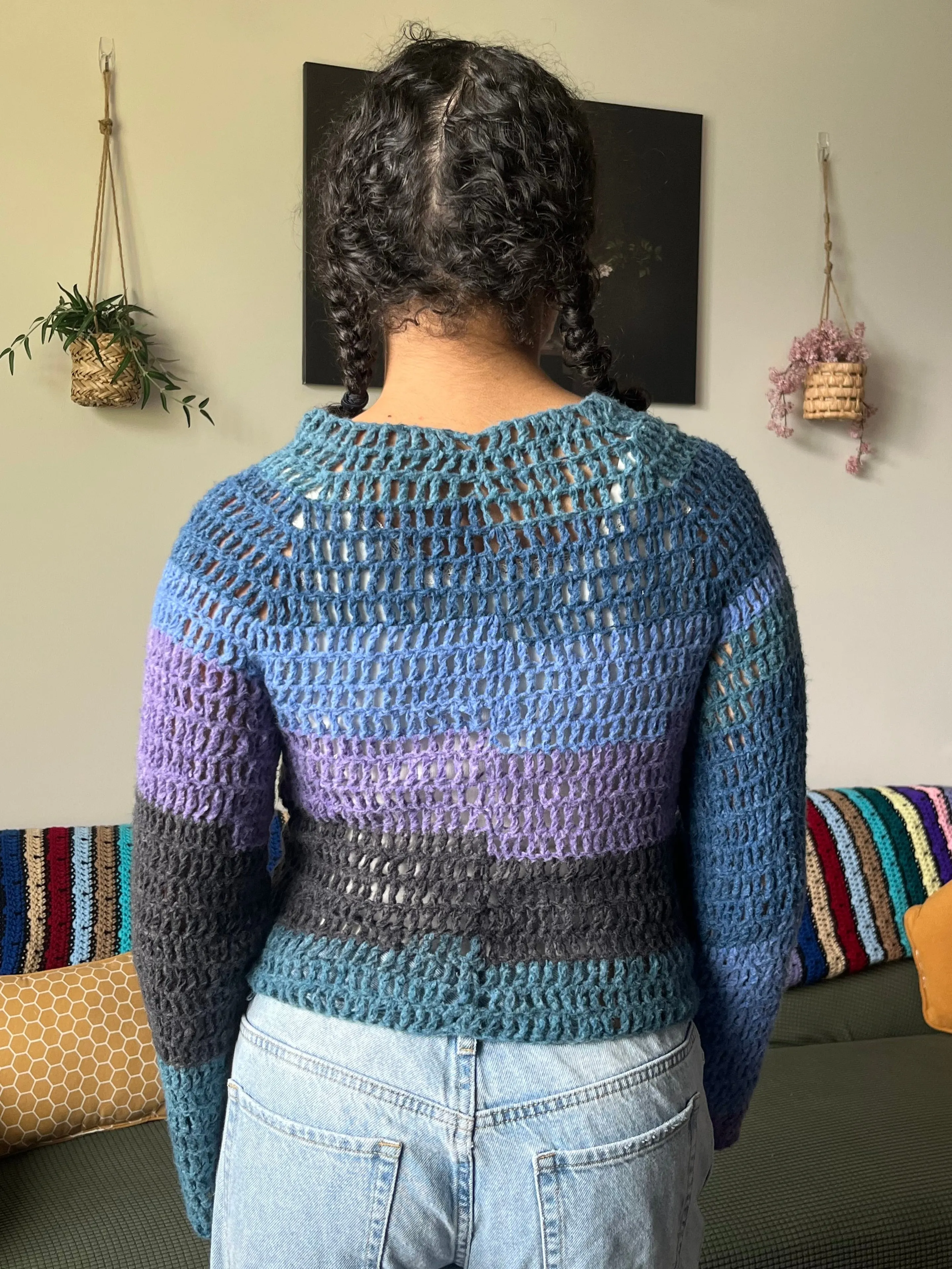 winter blues soft sweater