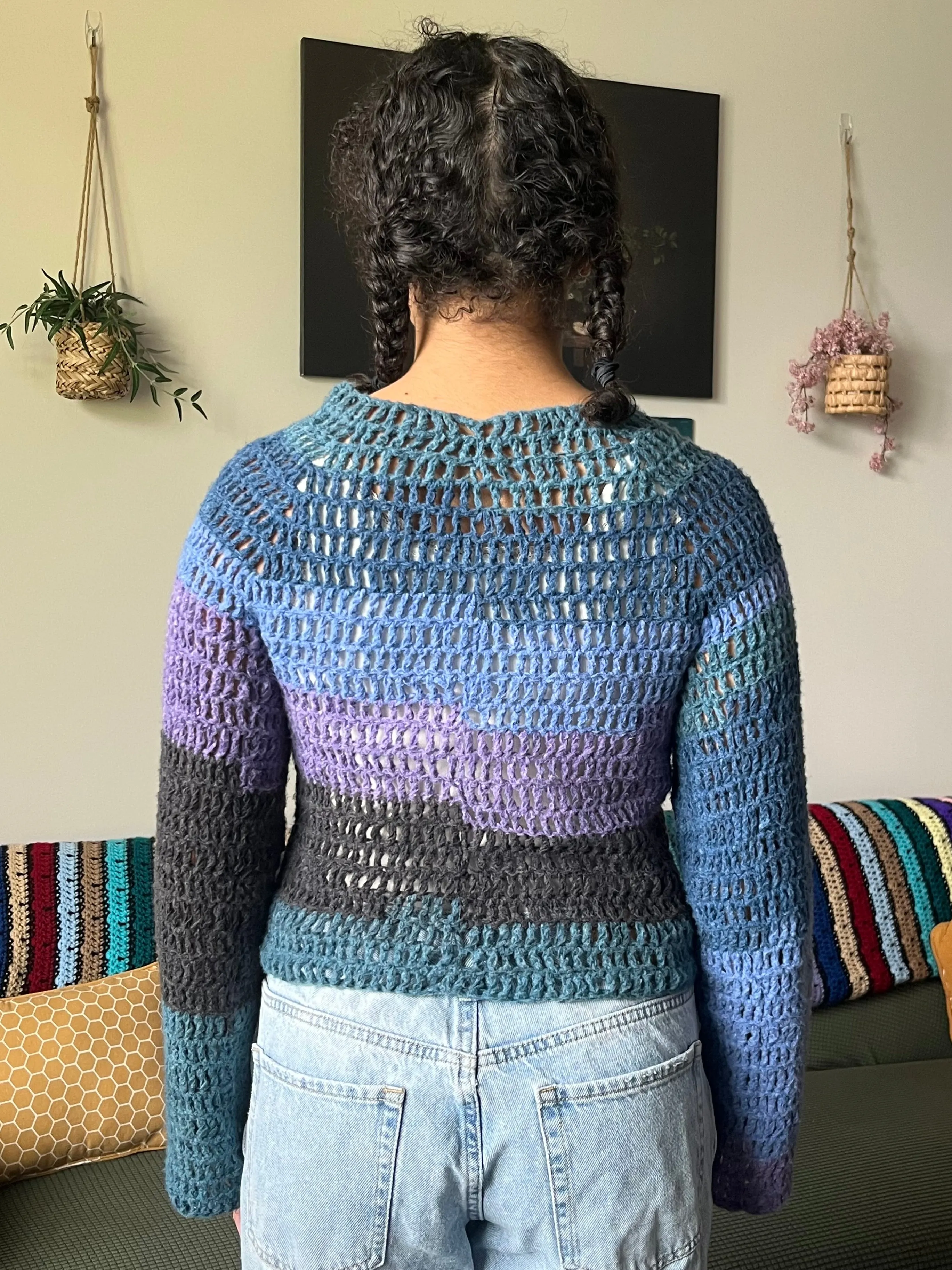 winter blues soft sweater