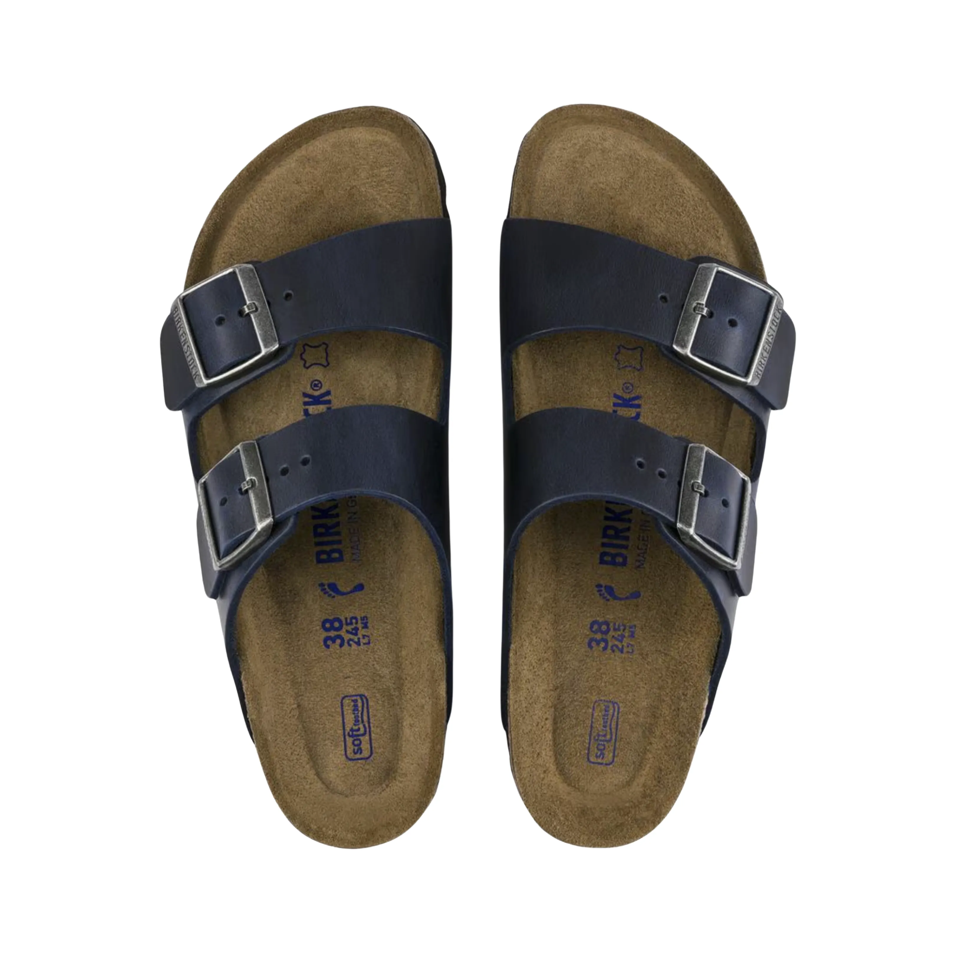 Women's Arizona Soft Footbed (Oiled Leather) - Blue
