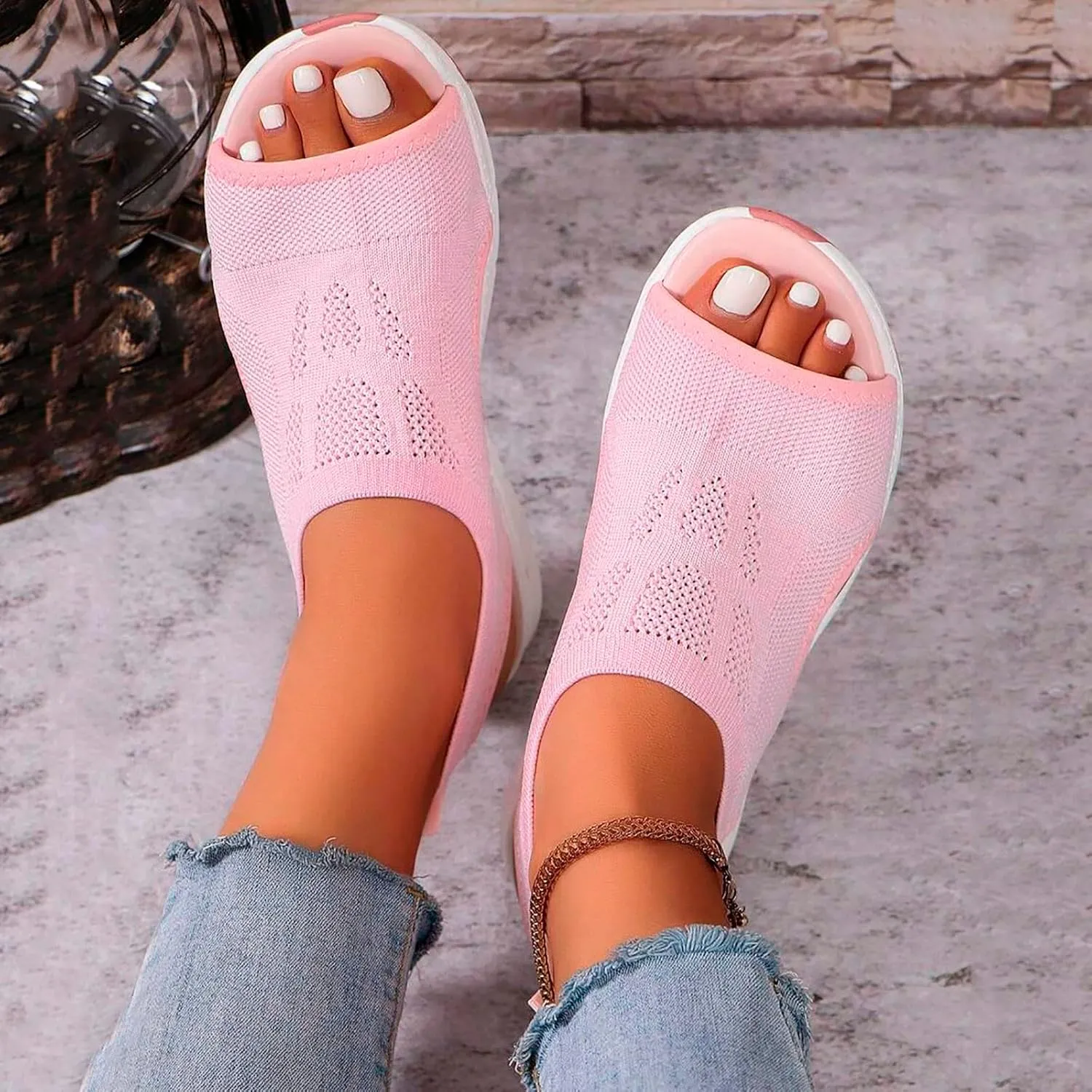 Women's Breathable Orthopedic Sandals Comfortable Walking Tennis Shoes Sandals Smart Sandals for Women