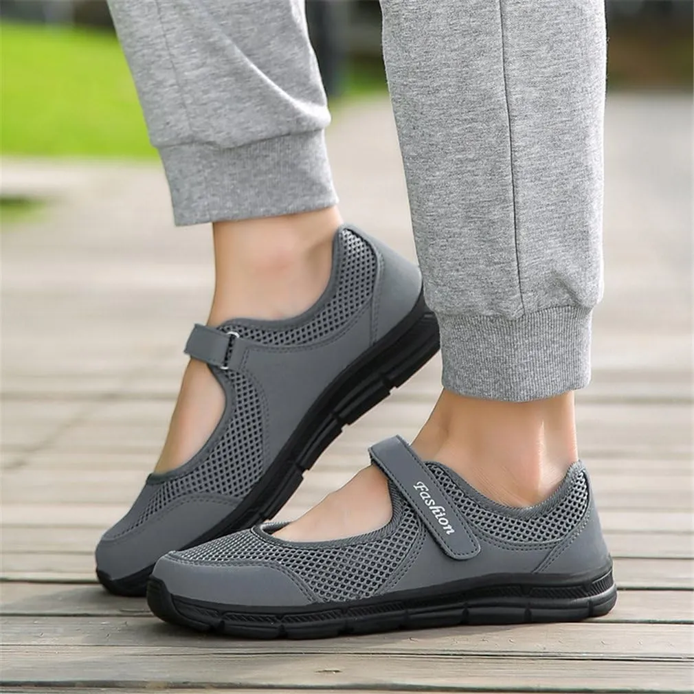 Women's Casual Walking Sneakers Lightweight Breathable Flat Mary Jane Shoes