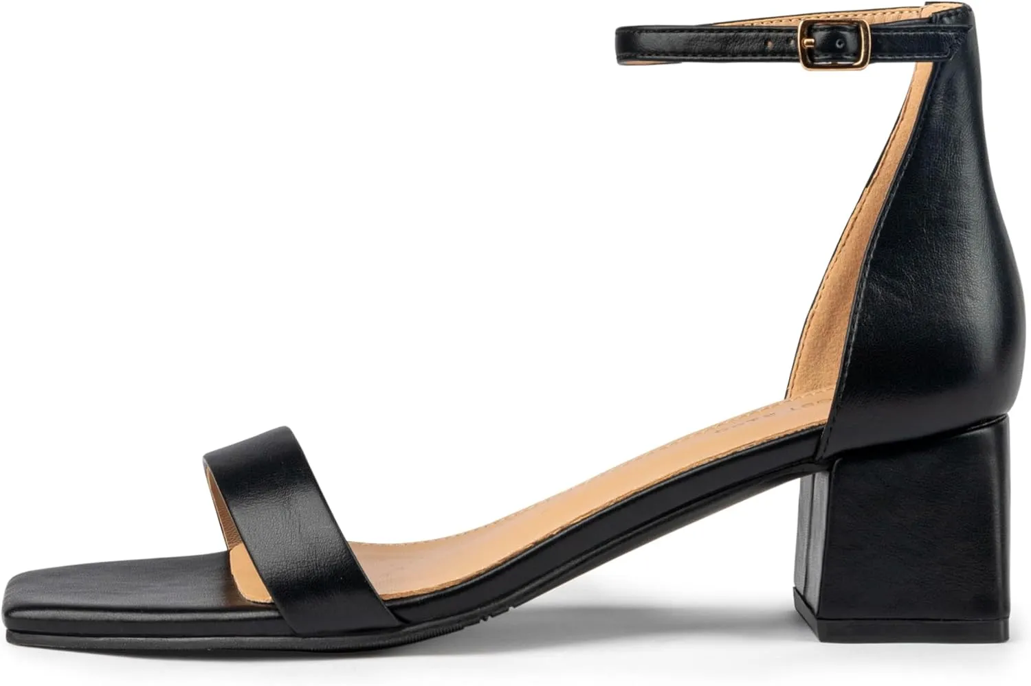 Women's Low Heels Square Open Toe Block Heeled Dress Ankle Strap Pump Holiday Party Homecoming Prom Wedding Sandals Fashionable