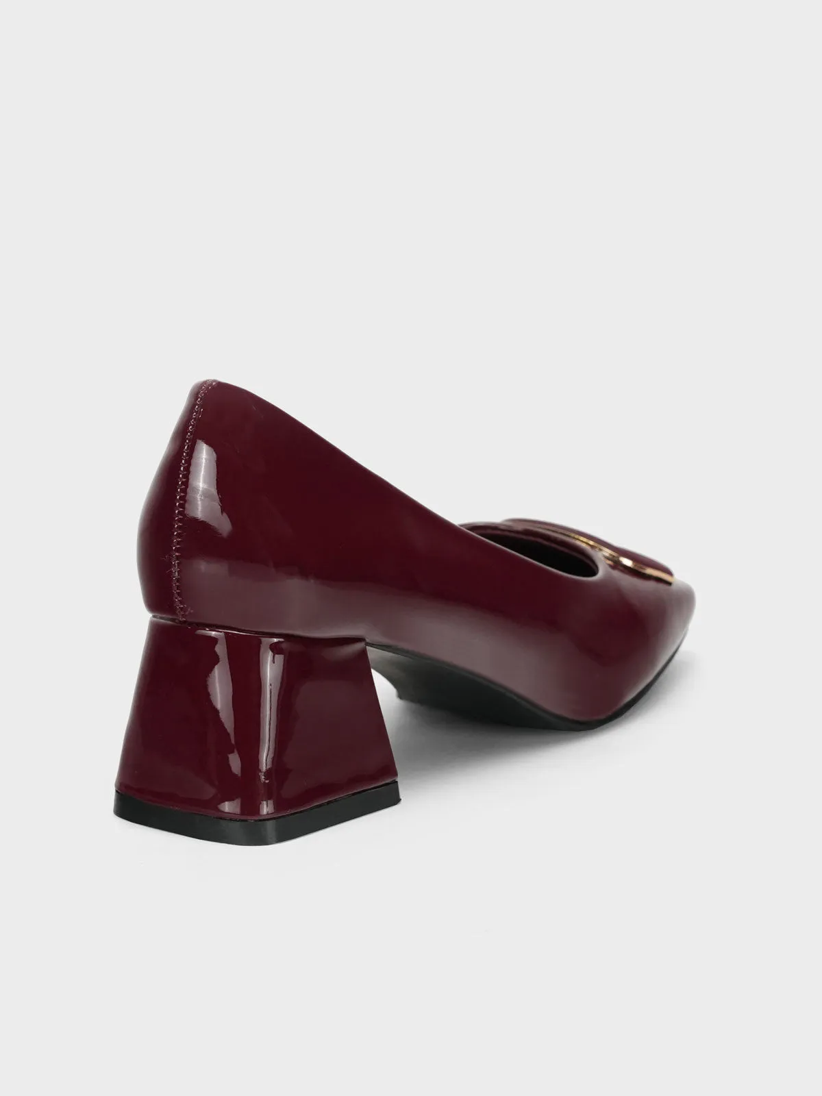 Women's "AWILDA" Square Toe Block Heel Courts