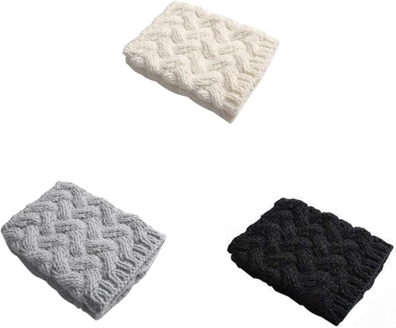 Womens Short Boots Socks Crochet Knitted Boot Cuffs Leg Warmers Socks
