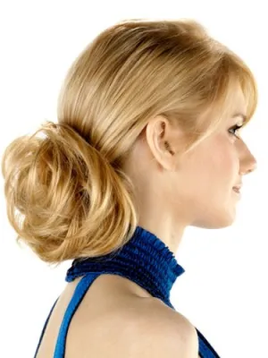 Womens Synthetic Hairpiece ''Swirly''-Coconut Cream: creamy platinum, beige lowlights