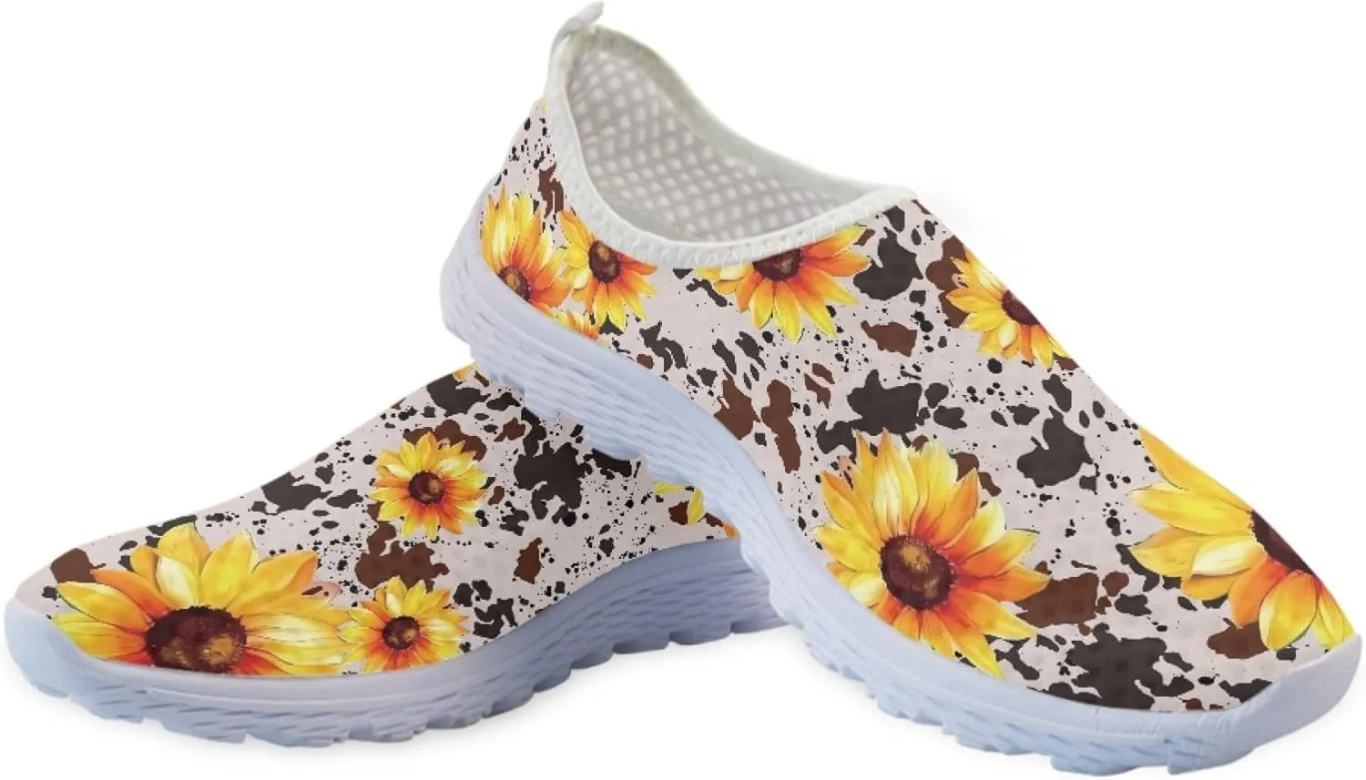 Womens Tennis Shoes Cherry Blossoms Breathable Casual Athletic Walking Shoes Casual Fashion Slip On Running Sneakers