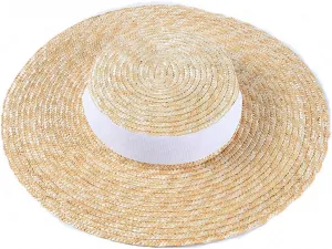 Women's Wide Brim Braided Sun Hat UPF 50  Sun Protection Floppy Summer Beach Cap Straw Hat