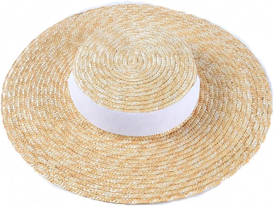 Women's Wide Brim Braided Sun Hat UPF 50  Sun Protection Floppy Summer Beach Cap Straw Hat