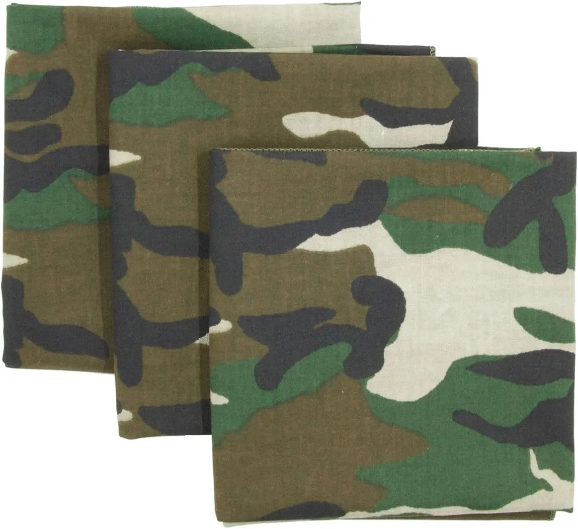 xsby 12 Piece Novelty Bandanas Paisley 100% Cotton Headwear