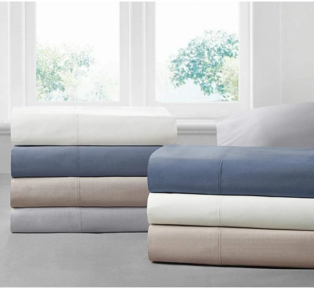 Xtream Fabric 4 Piece Real 800 Thread Count Bed Sheet Set - 100% Egyptian Cotton Ultra Soft Luxury Sheets - Italian Finish Fitted Sheet fits Upto 19” deep Pocket Mattress (King, Ivory Solid)