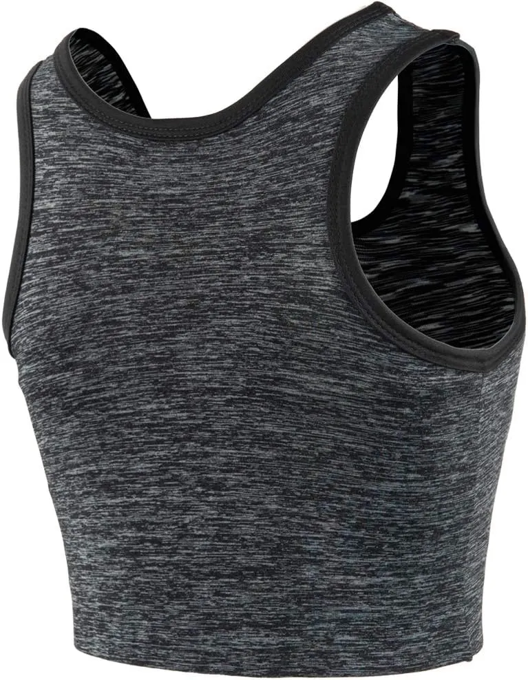 XUJI 3 Rows Central Clasp Chest Binder Tank Top