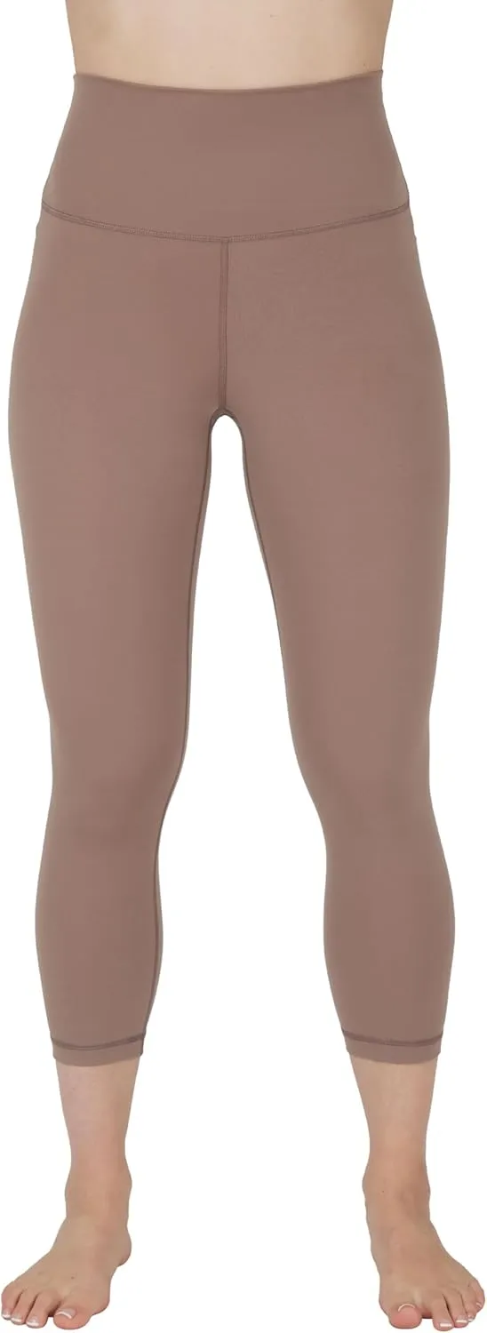 Yogalicious High Waist Buttery Soft Lightweight Capri Leggings High Rise Workout Yoga Pants for Women