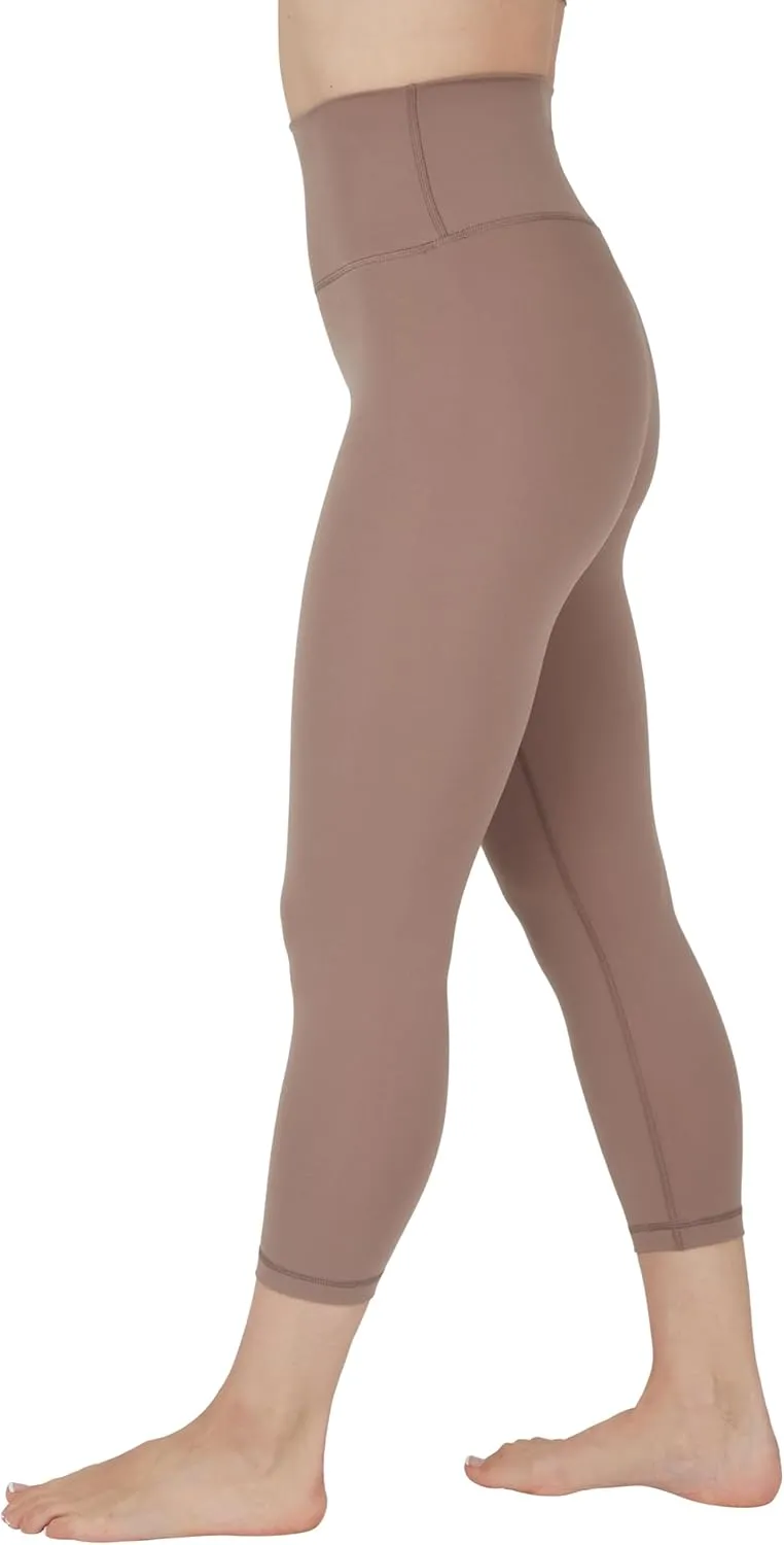 Yogalicious High Waist Buttery Soft Lightweight Capri Leggings High Rise Workout Yoga Pants for Women