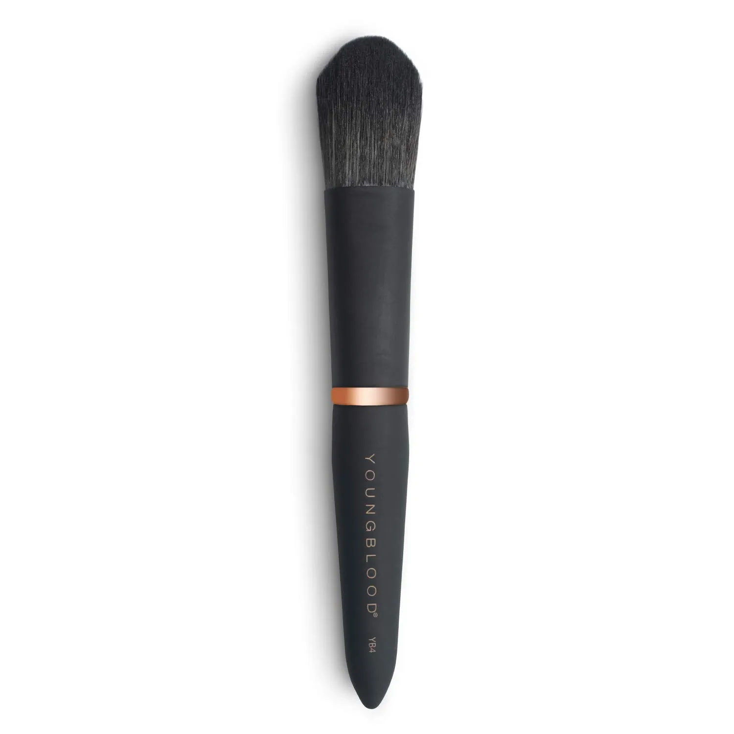 Youngblood Clean Luxury Cosmetics Luxe Foundation and Face Brushes | Liquid, Powder Foundation Brush Concealer Brush Highlight and Contour Brush | Vegan, Cruelty-Free (YB4 Foundation Brush)