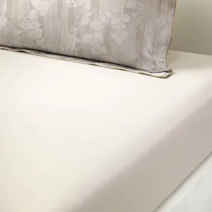 Yves Delorme Nymphes Multicolor California King 75 x 85 in Fitted Sheet - Extra Soft and Warm Luxury Sheets, 100% Natural Organic French Bed Linens - Breathable and Durable