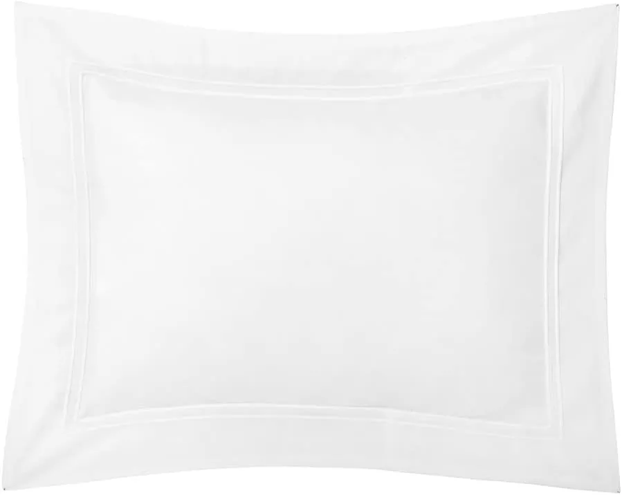 Yves Delorme Triomphe Nacre (Ivory) Euro 26 x 26 in Sham - Extra Soft and Warm Luxury Sheets, 100% Natural Organic French Bed Linens - Breathable and Durable