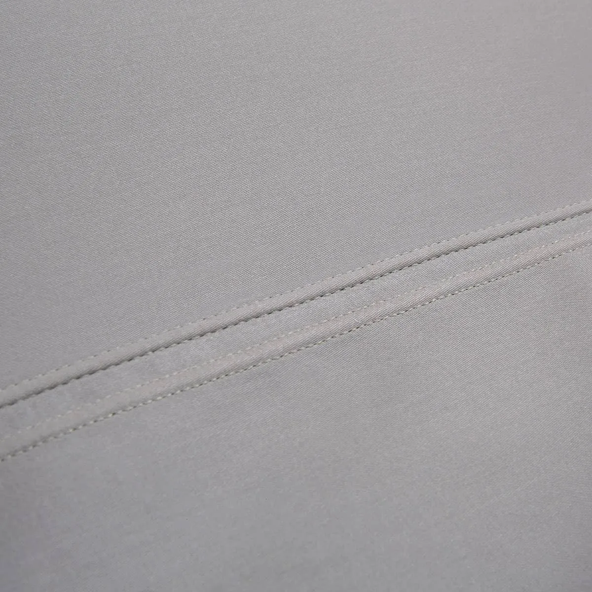 Yves Delorme Triomphe Platine (Platinum Grey) Standard 21 x 32 in Pillowcase - Extra Soft and Warm Luxury Sheets, 100% Natural Organic French Bed Linens - Breathable and Durable